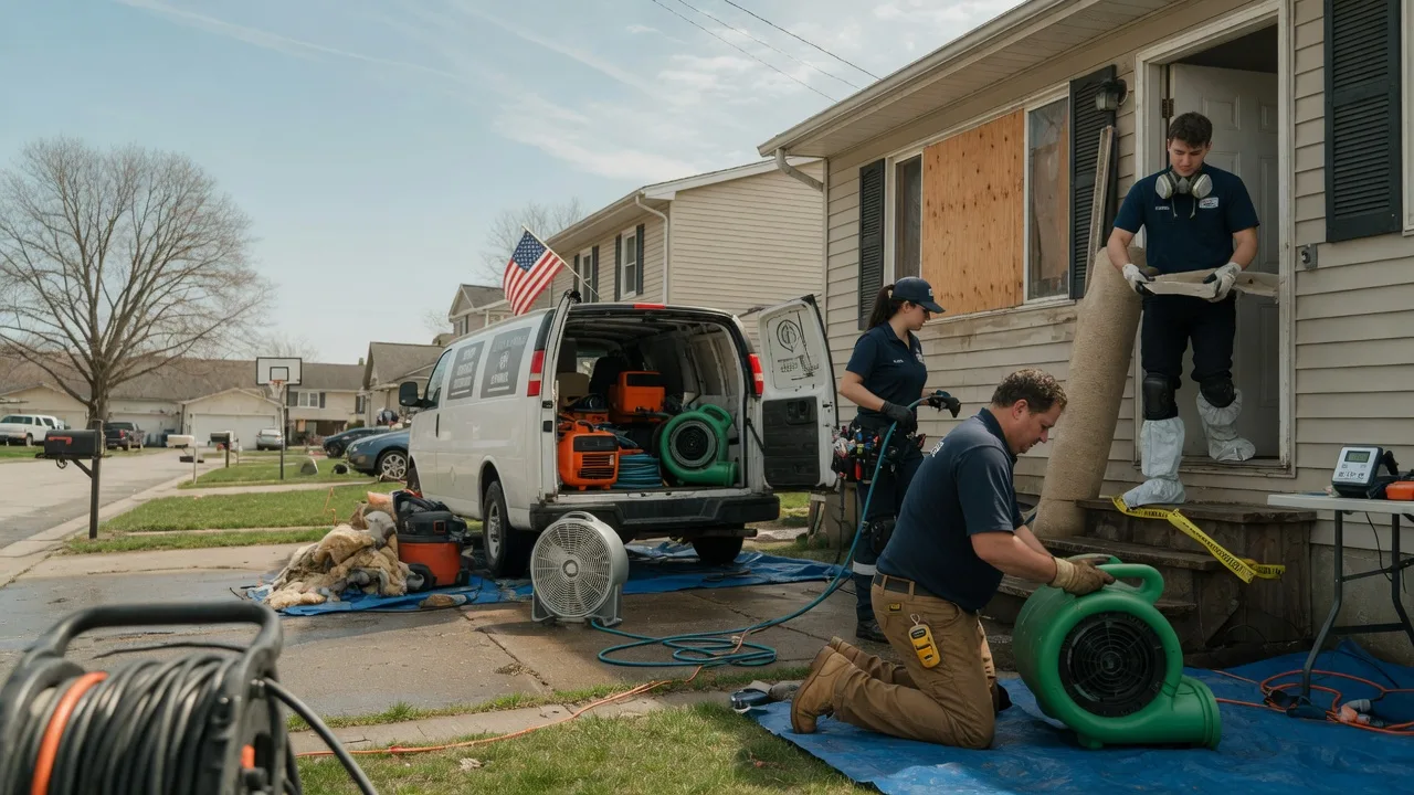 Water Damage Restoration in Parshall, ND near me